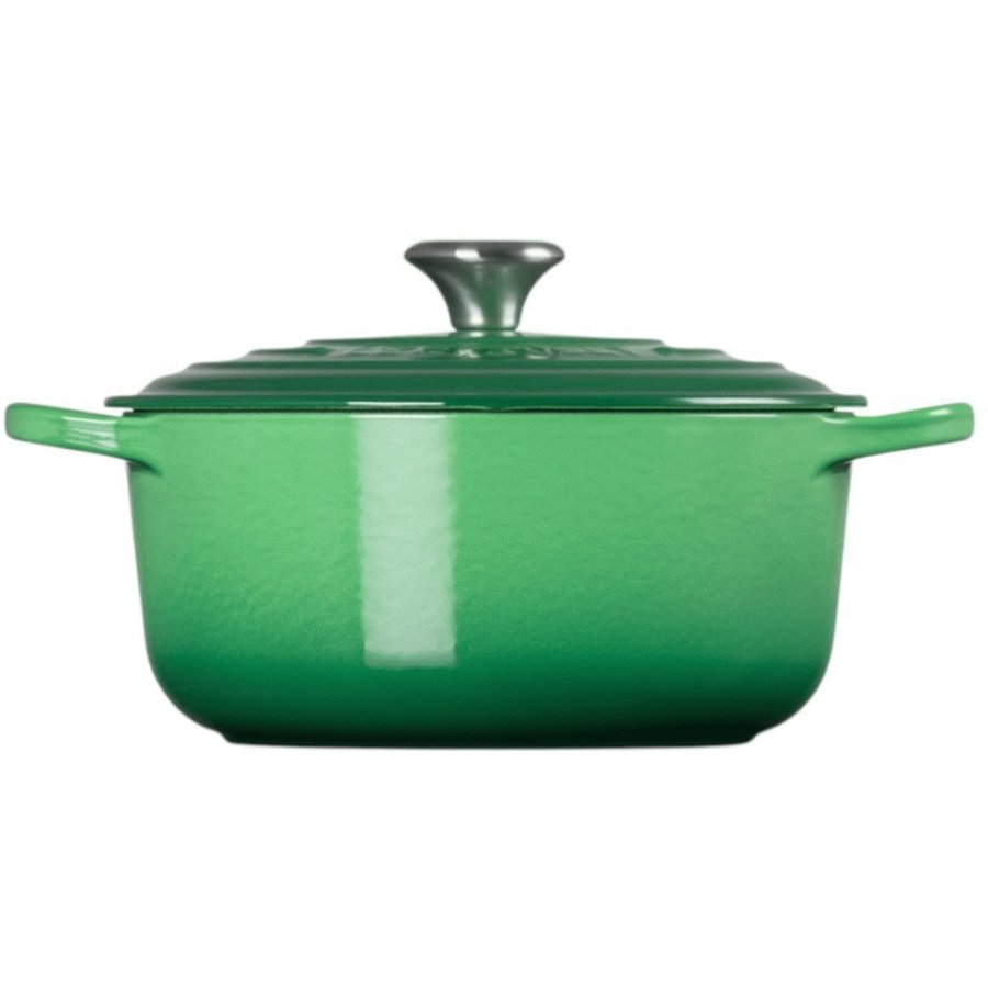 Le Creuset Signature Rund Stbejernsgryde 24 cm/4,2 L, Bamboo Green