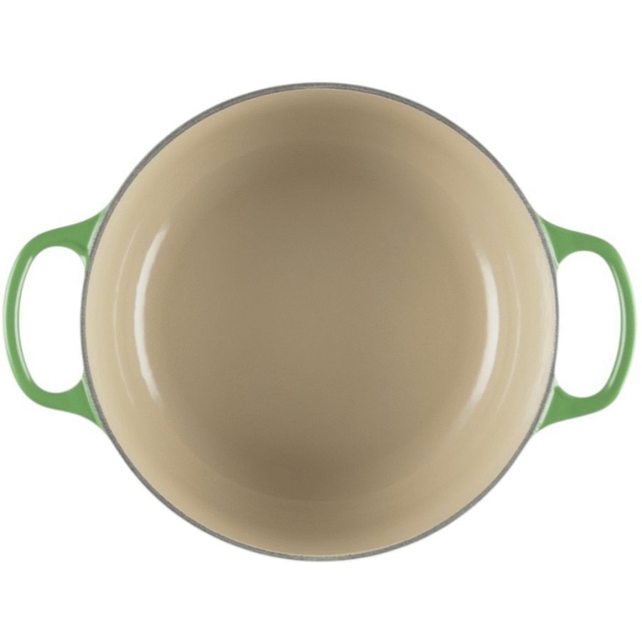 Le Creuset Signature Rund Stbejernsgryde 24 cm/4,2 L, Bamboo Green