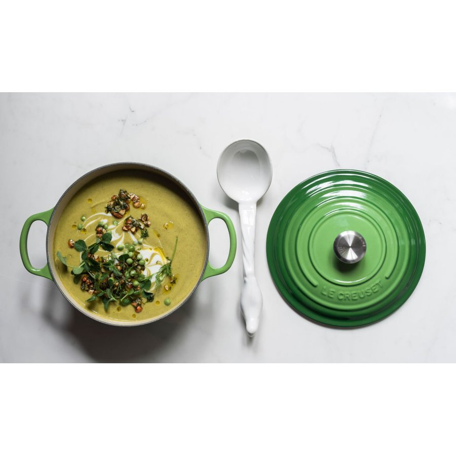 Le Creuset Signature Rund Stbejernsgryde 24 cm/4,2 L, Bamboo Green