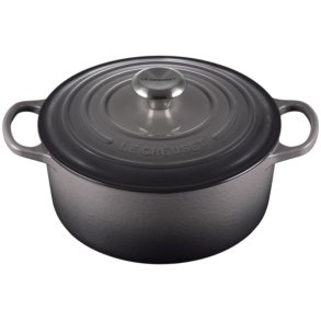 Le Creuset Signature Rund Stbejernsgryde 24 cm/4,2 L, Flint