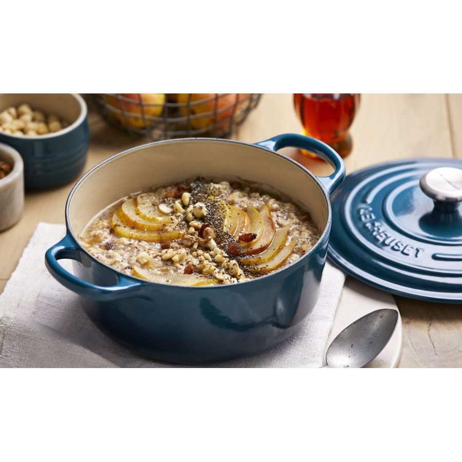 Le Creuset Signature Rund Stbejernsgryde 24 cm/4,2 L, Deep Teal