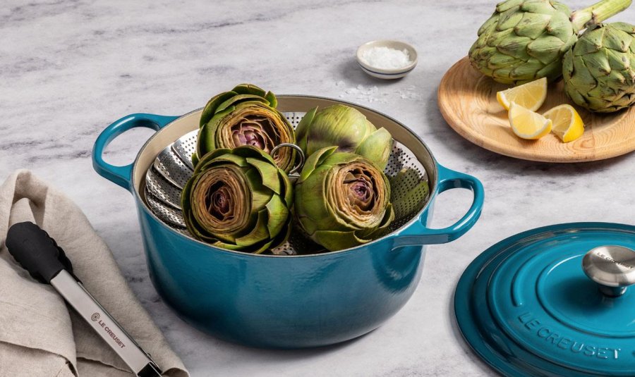Le Creuset Signature Rund Stbejernsgryde 24 cm/4,2 L, Deep Teal
