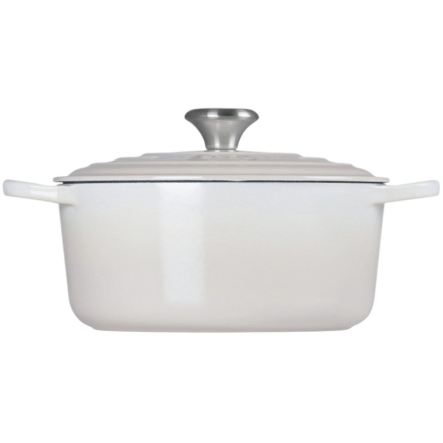 Le Creuset Signature Rund Stbejernsgryde 24 cm/4,2 L, Meringue