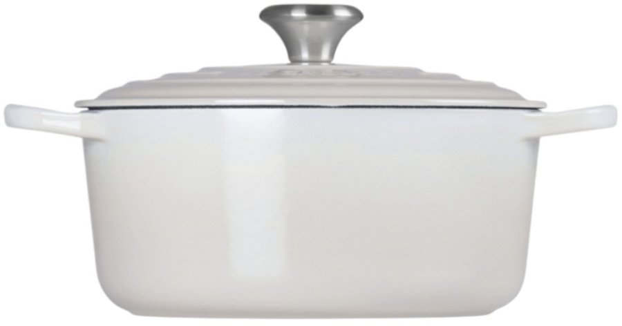 Le Creuset Signature Rund Stbejernsgryde 24 cm/4,2 L, Meringue