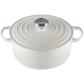 Le Creuset Signature Rund Stbejernsgryde 24 cm/4,2 L, Meringue