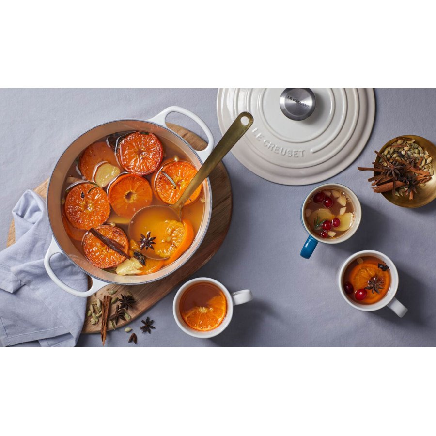 Le Creuset Signature Rund Stbejernsgryde 24 cm/4,2 L, Meringue