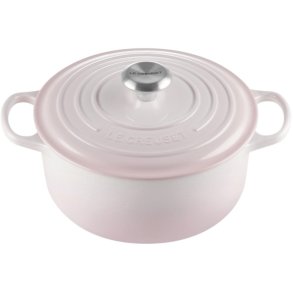Le Creuset Signature Rund Stbejernsgryde 24 cm/4,2 L, Shell Pink