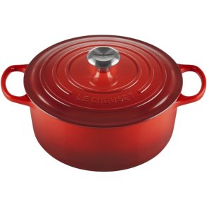 Le Creuset Signature Rund Stbejernsgryde 26 cm/5,3 L, Cerise