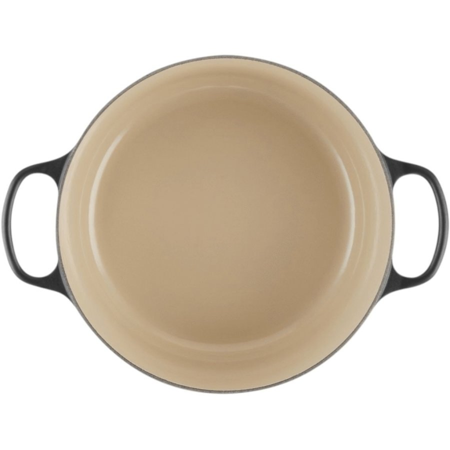 Le Creuset Signature Rund Stbejernsgryde 28 cm/6,7 L, Mat Sort
