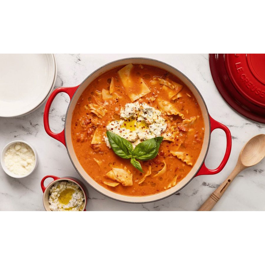 Le Creuset Signature Rund Stbejernsgryde 28 cm/6,7 L, Cerise