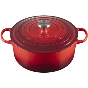 Le Creuset Signature Rund Stbejernsgryde 28 cm/6,7 L, Cerise