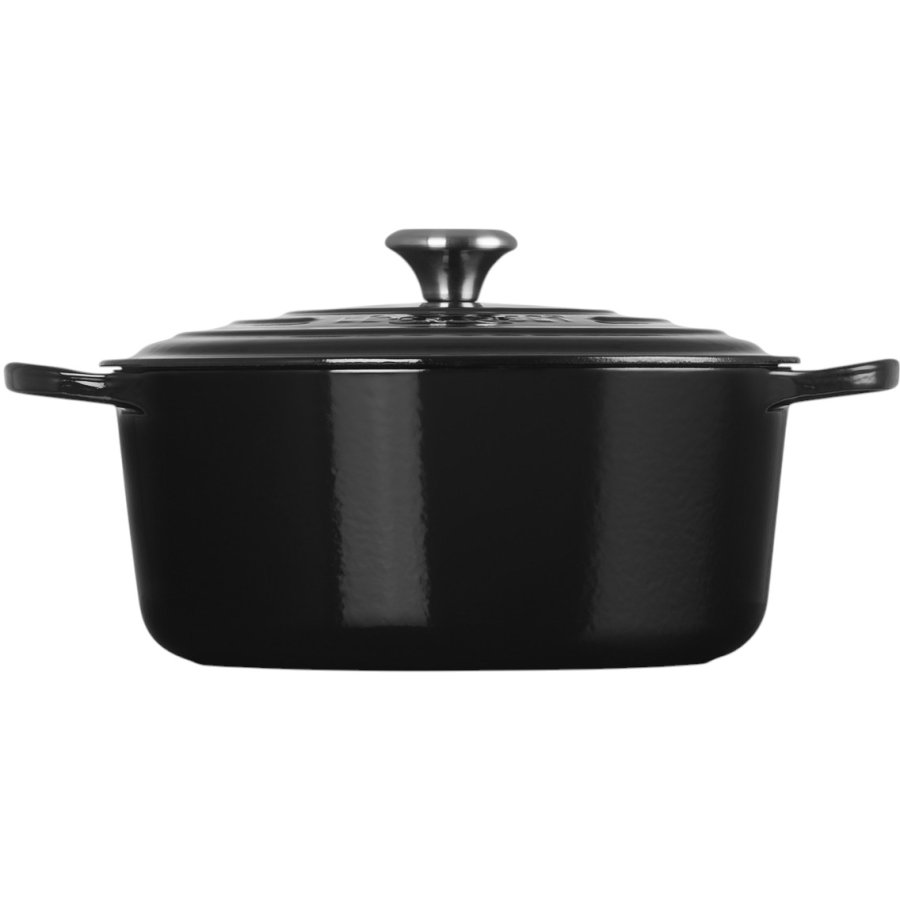 Le Creuset Signature Rund Stbejernsgryde 28 cm/6,7 L, Sort