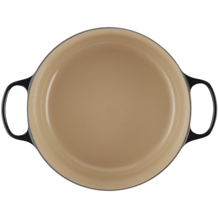 Le Creuset Signature Rund Stbejernsgryde 28 cm/6,7 L, Sort