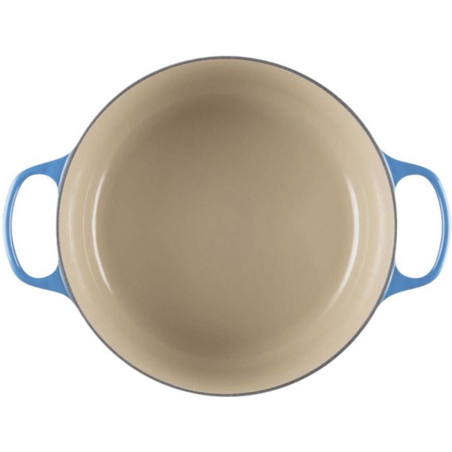 Le Creuset Signature Rund Stbejernsgryde 28 cm/6,7 L, Azure