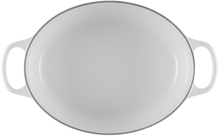 Le Creuset Signature Oval Stbejernsgryde 27 cm/4,1 L, White