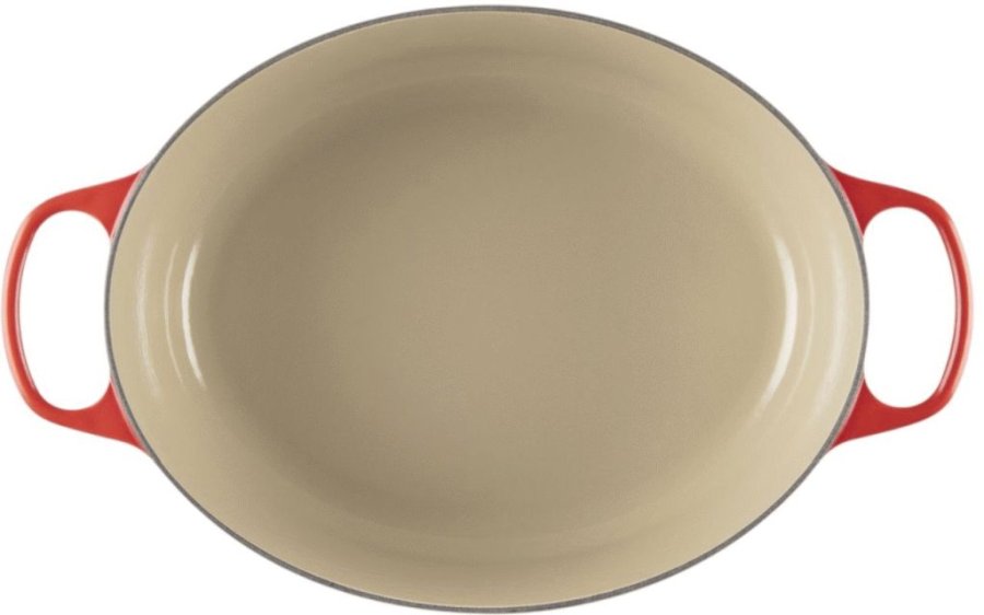 Le Creuset Signature Oval Stbejernsgryde 27 cm/4,1 L, Cerise