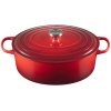 Le Creuset Signature Oval Stbejernsgryde 27 cm/4,1 L, Cerise