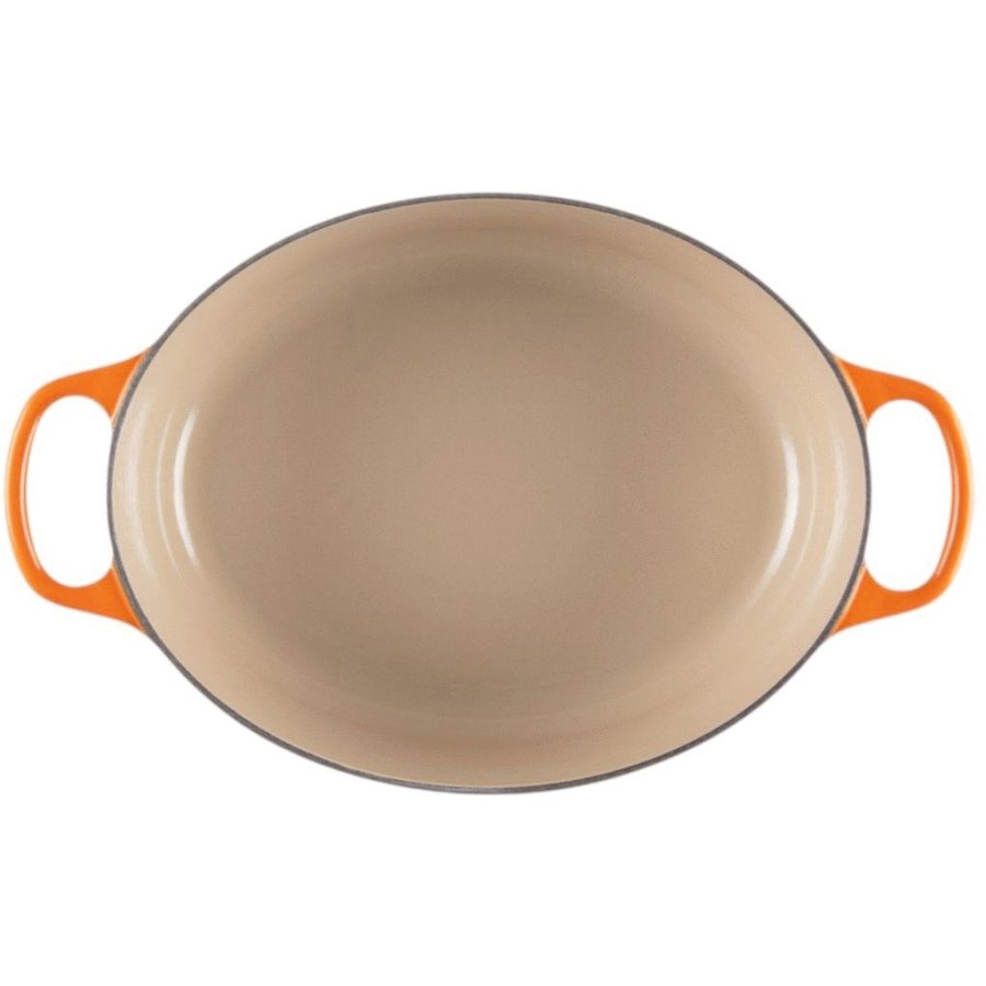 Le Creuset Signature Oval Stbejernsgryde 27 cm/4,1 L, Volcanic