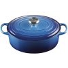 Le Creuset Signature Oval St�bejernsgryde 27 cm/4,1 L, Azure