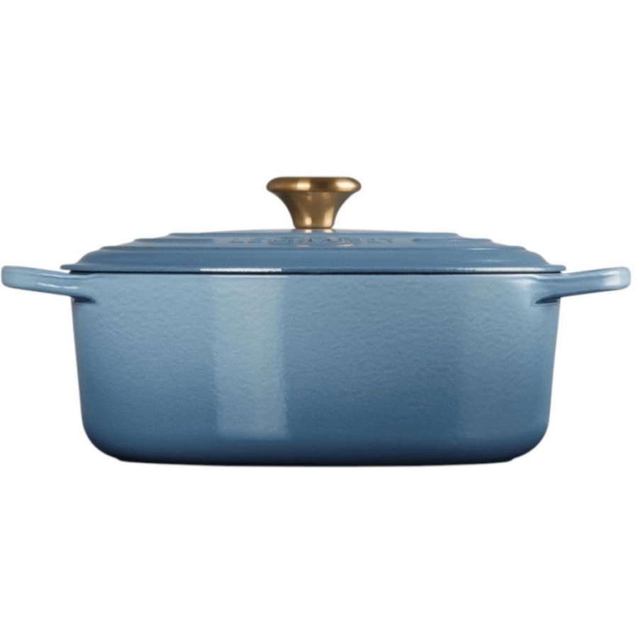 Le Creuset Signature Oval Stbejernsgryde 27 cm/4,1 L, Chambray