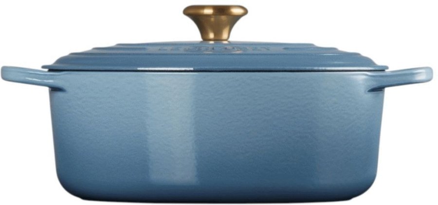 Le Creuset Signature Oval Stbejernsgryde 27 cm/4,1 L, Chambray