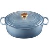 Le Creuset Signature Oval Stbejernsgryde 27 cm/4,1 L, Chambray