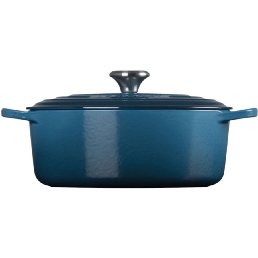 Le Creuset Signature Oval Stbejernsgryde 27 cm/4,1 L, Deep Teal