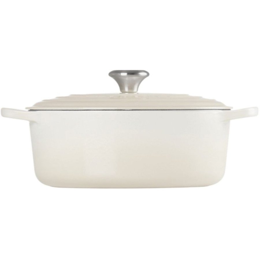 Le Creuset Signature Oval Stbejernsgryde 27 cm/4,1 L, Meringue