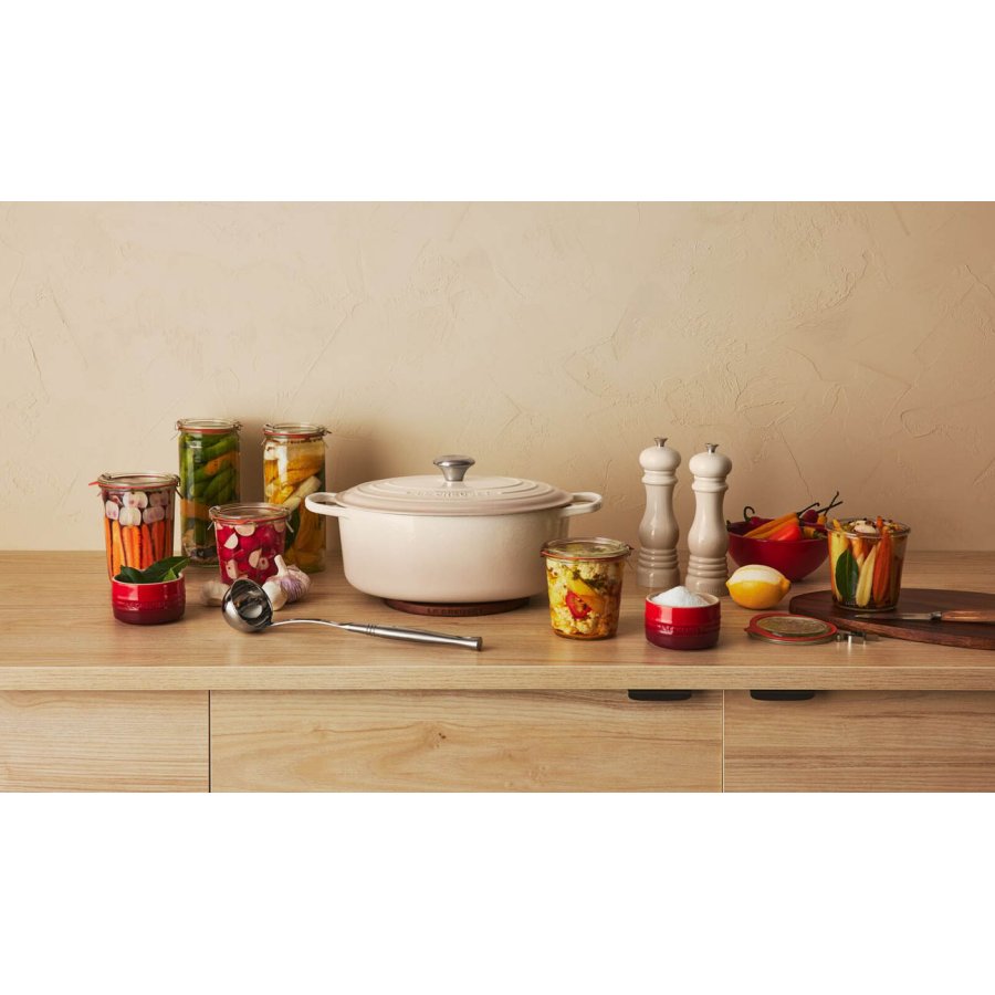 Le Creuset Signature Oval Stbejernsgryde 27 cm/4,1 L, Meringue