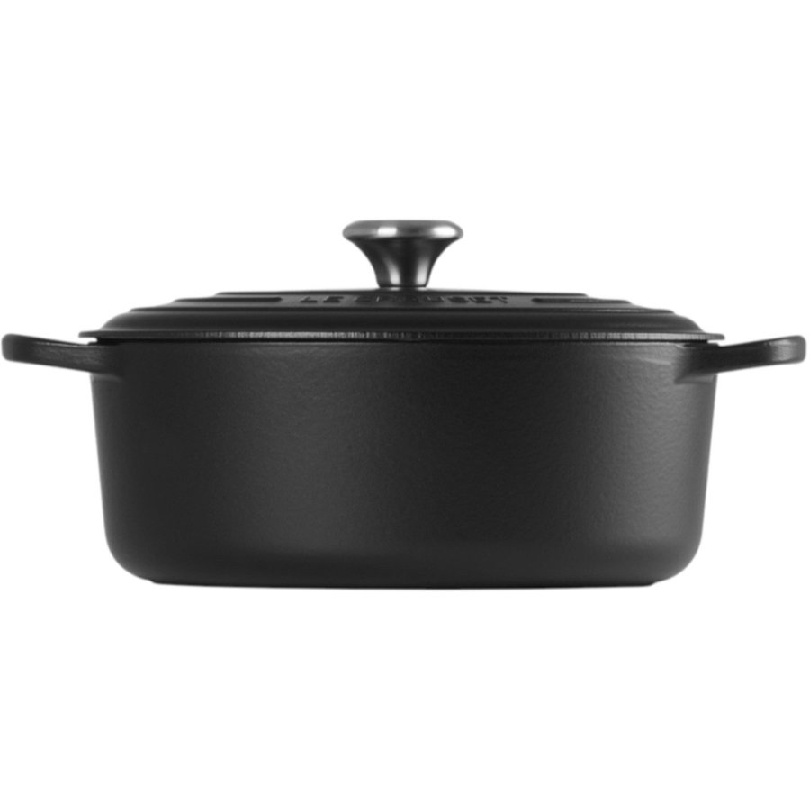 Le Creuset Signature Oval Stbejernsgryde 31 cm/6,3 L, Mat Sort