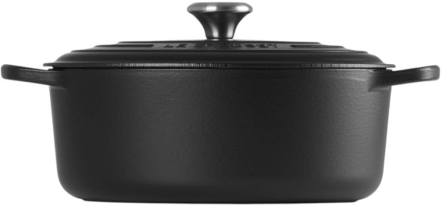 Le Creuset Signature Oval Stbejernsgryde 31 cm/6,3 L, Mat Sort