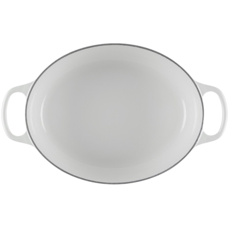 Le Creuset Signature Oval Stbejernsgryde 31 cm/6,3 L, White