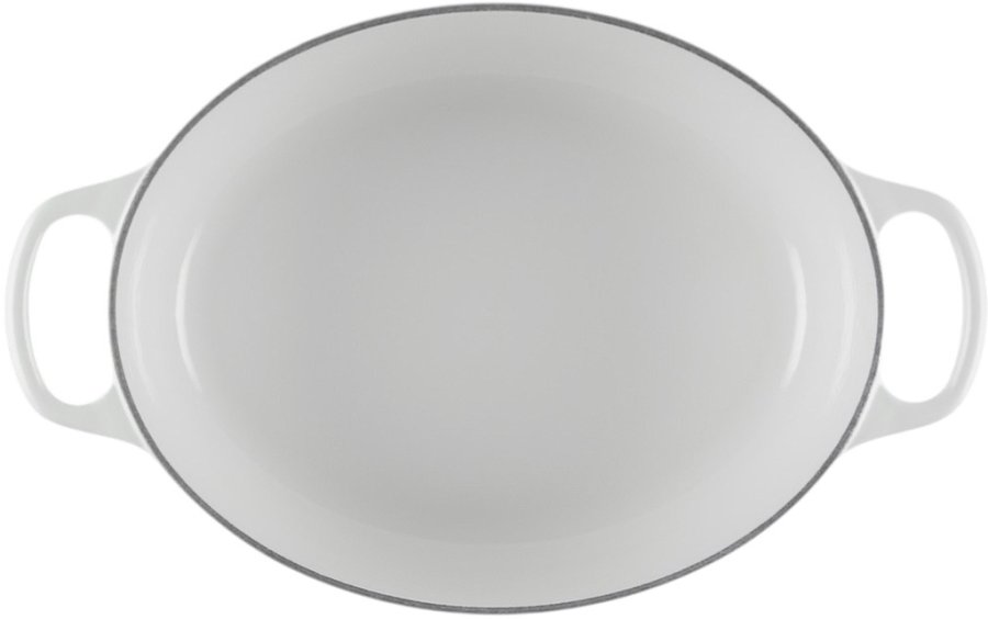 Le Creuset Signature Oval Stbejernsgryde 31 cm/6,3 L, White