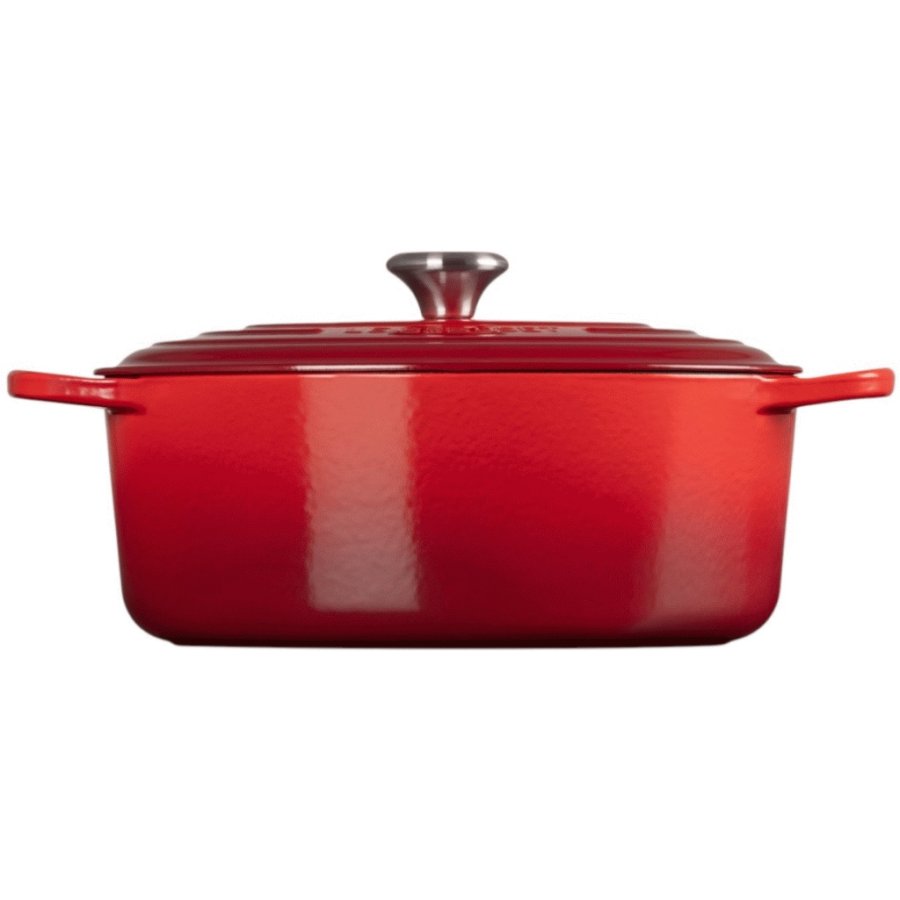 Le Creuset Signature Oval Stbejernsgryde 31 cm/6,3 L, Cerise