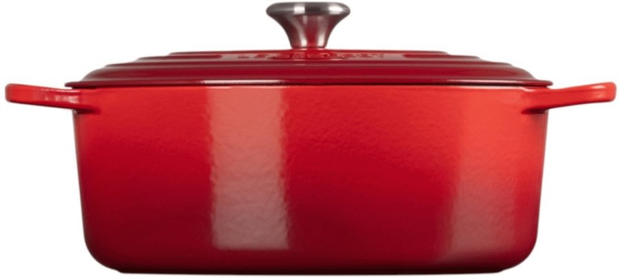 Le Creuset Signature Oval Stbejernsgryde 31 cm/6,3 L, Cerise