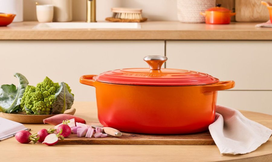 Le Creuset Signature Oval Stbejernsgryde 31 cm/6,3 L, Volcanic