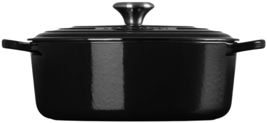 Le Creuset Signature Oval Stbejernsgryde 31 cm/6,3 L, Sort