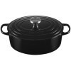 Le Creuset Signature Oval Stbejernsgryde 31 cm/6,3 L, Sort