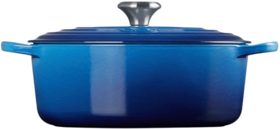 Le Creuset Signature Oval Stbejernsgryde 31 cm/6,3 L, Azure