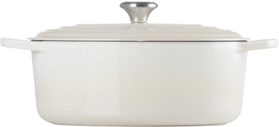 Le Creuset Signature Oval Stbejernsgryde 31 cm/6,3 L, Meringue