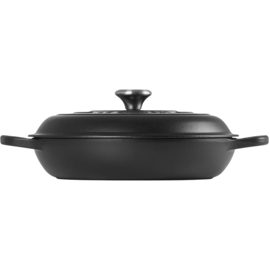 Le Creuset Signature Buffetgryde 30 cm/3,5 L, Mat Sort