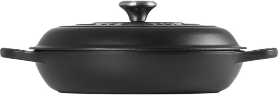 Le Creuset Signature Buffetgryde 30 cm/3,5 L, Mat Sort