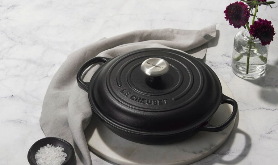 Le Creuset Signature Buffetgryde 30 cm/3,5 L, Mat Sort