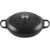 Le Creuset Signature Buffetgryde 30 cm/3,5 L, Mat Sort