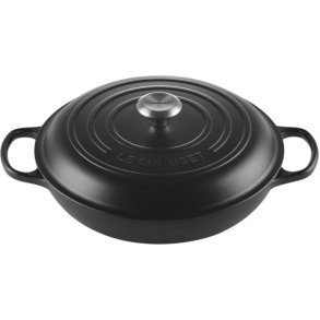 Le Creuset Signature Buffetgryde 30 cm/3,5 L, Mat Sort