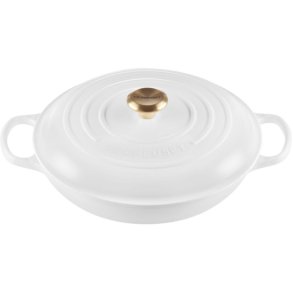 Le Creuset Signature Buffetgryde 30 cm/3,5 L, White