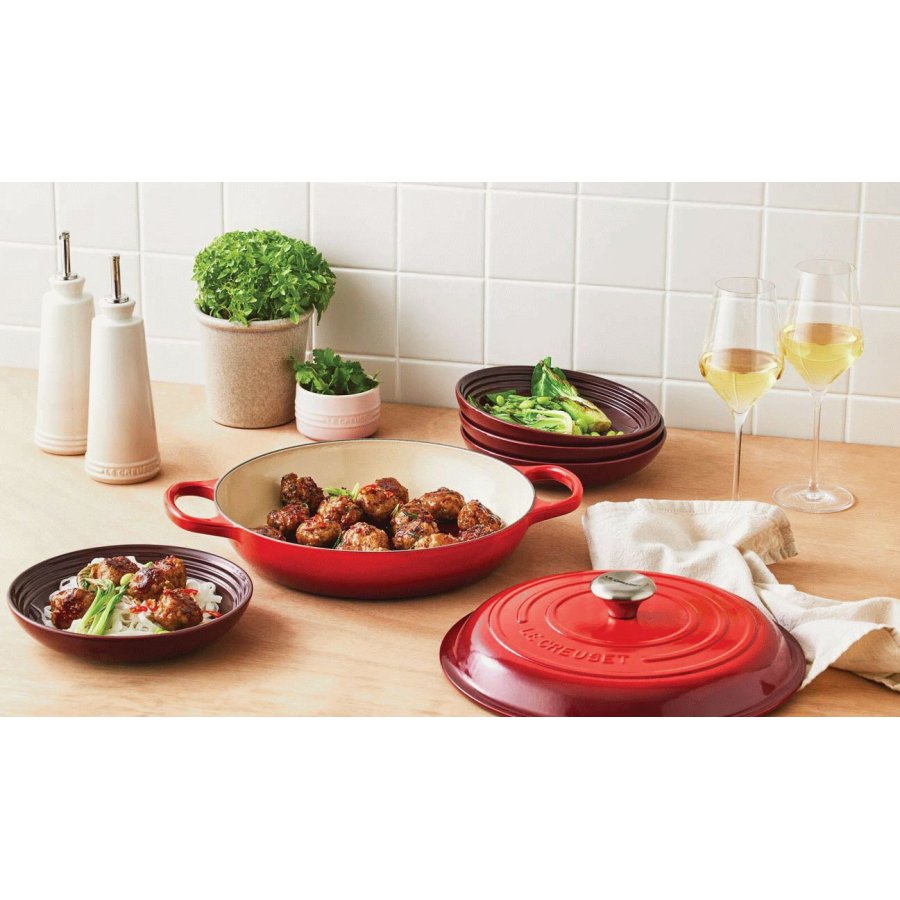 Le Creuset Signature Buffetgryde 30 cm/3,5 L, Cerise