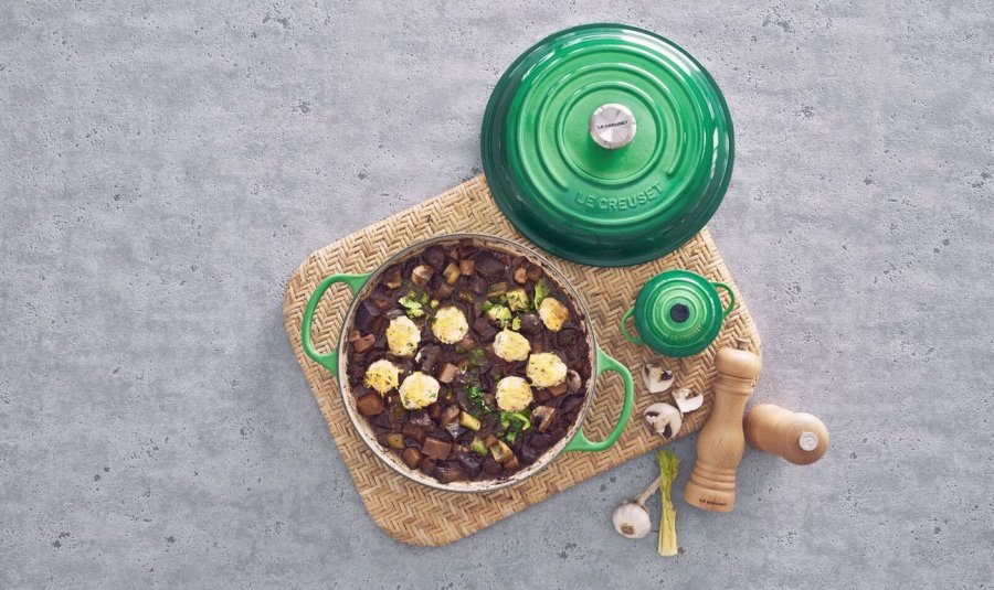 Le Creuset Signature Buffetgryde 30 cm/3,5 L, Bamboo Green