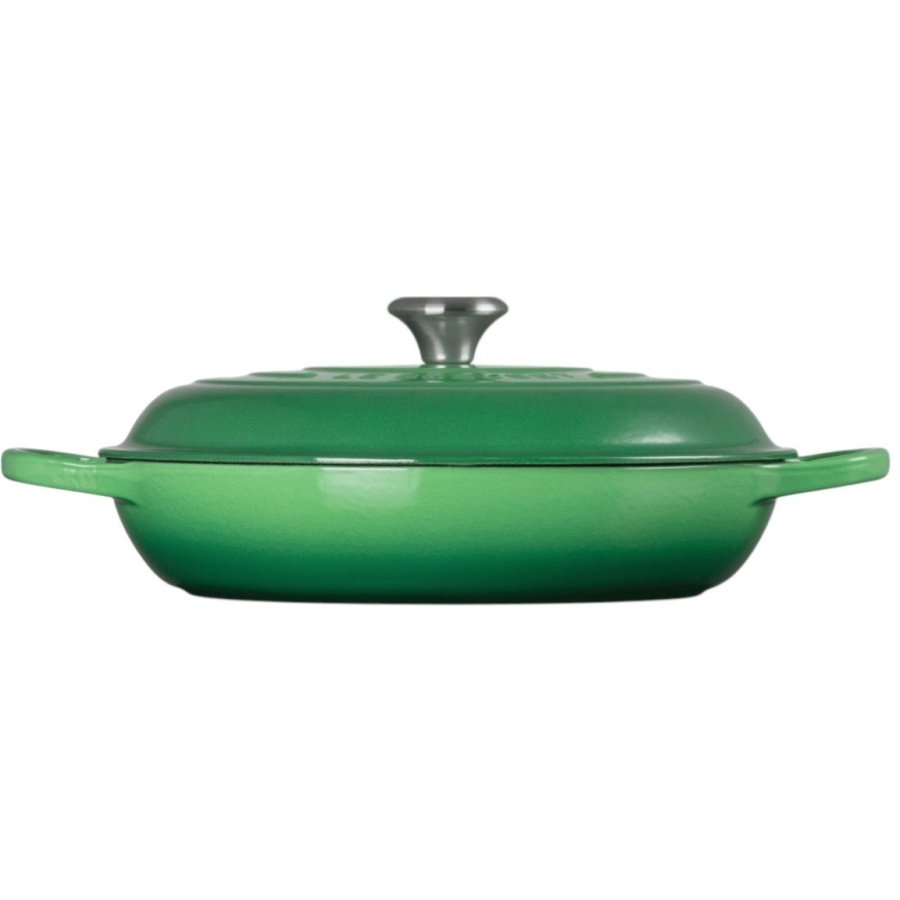 Le Creuset Signature Buffetgryde 30 cm/3,5 L, Bamboo Green