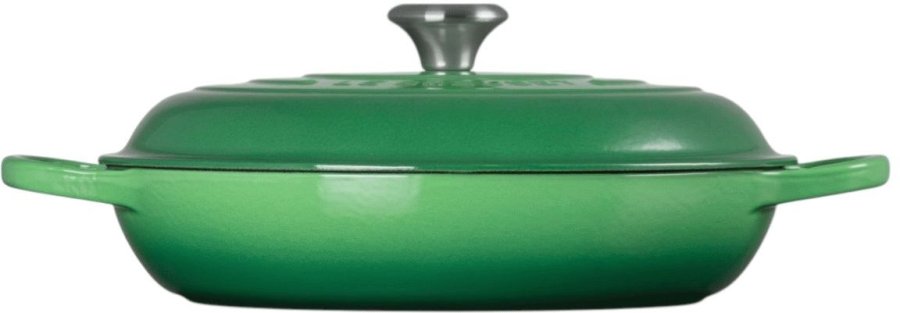 Le Creuset Signature Buffetgryde 30 cm/3,5 L, Bamboo Green